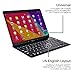 Copper GoKey Wireless Bluetooth Keyboard for Nokia Lumia 2520 | Aluminum Alloy Build; US English QWERTY Keyboard; Stand (Black)