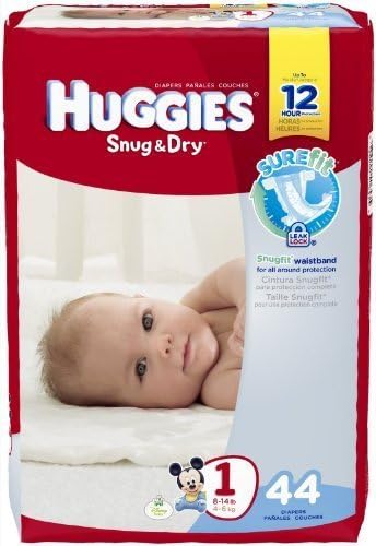huggies size 1 44 pack
