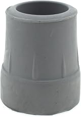 Lifeswonderful Qty 10x 25mm 1" Heavy Duty Rubber Ferrules Grey Walking Frame view 2