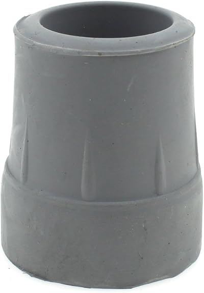 Lifeswonderful 4x 25mm 1in Z-Type Rubber Ferrules Grey for Zimmer Frames