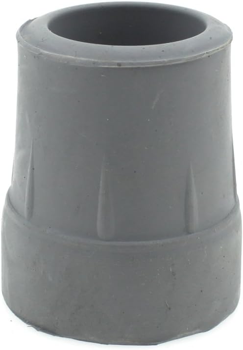 Lifeswonderful 4x 25mm 1in Z-Type Rubber Ferrules Grey for Zimmer Frames