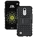 LG K20 Plus Case, LG K20 V Case, LG Harmony Case, LG Grace LTE Case, OEAGO [Shockproof] Tough Rugged Dual Layer Protective Case with Kickstand for LG K20 Plus / K20 V / Grace LTE / Harmony - Black