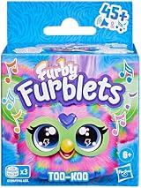 Furby Furblets Too-Koo Mini Electronic Plush Toy Brown Sounds Interactive view 2