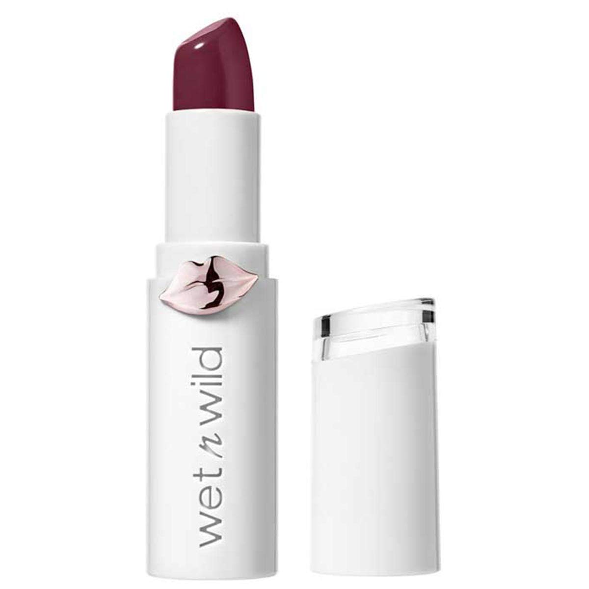 Wet n Wild, Megalast Lipstick, Long-lasting Moisturizing Lipstick with Shine Finish, Hydrating Formula with Microspheres, Natural Marine Plant Extracts, Coenzyme Q10 and Vitamins A & E, Sangria Time