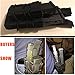 Double Mag Pouch, Hoanan Tactical Molle Magazine Pouch Open-Top Single Rifle Pistol Mag Pouch Cartridge Clip Pouch Hunting Bag (3pack-Upgrade Black)