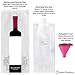 Pratico Outdoors WineCubby Reusable Plastic Wine Bag Set with Case and Funnel, No Glass, Holds 1 Bottle of Wine