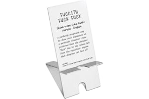 llxxeyopqdxz Phone Holder for Office Decor, Humorous Decor Desktop Phone Stand, Fun Office Gifts for Women, Boss, Employees, Coworkers, Sarcasm Office Phone Dock Holder YSJ2