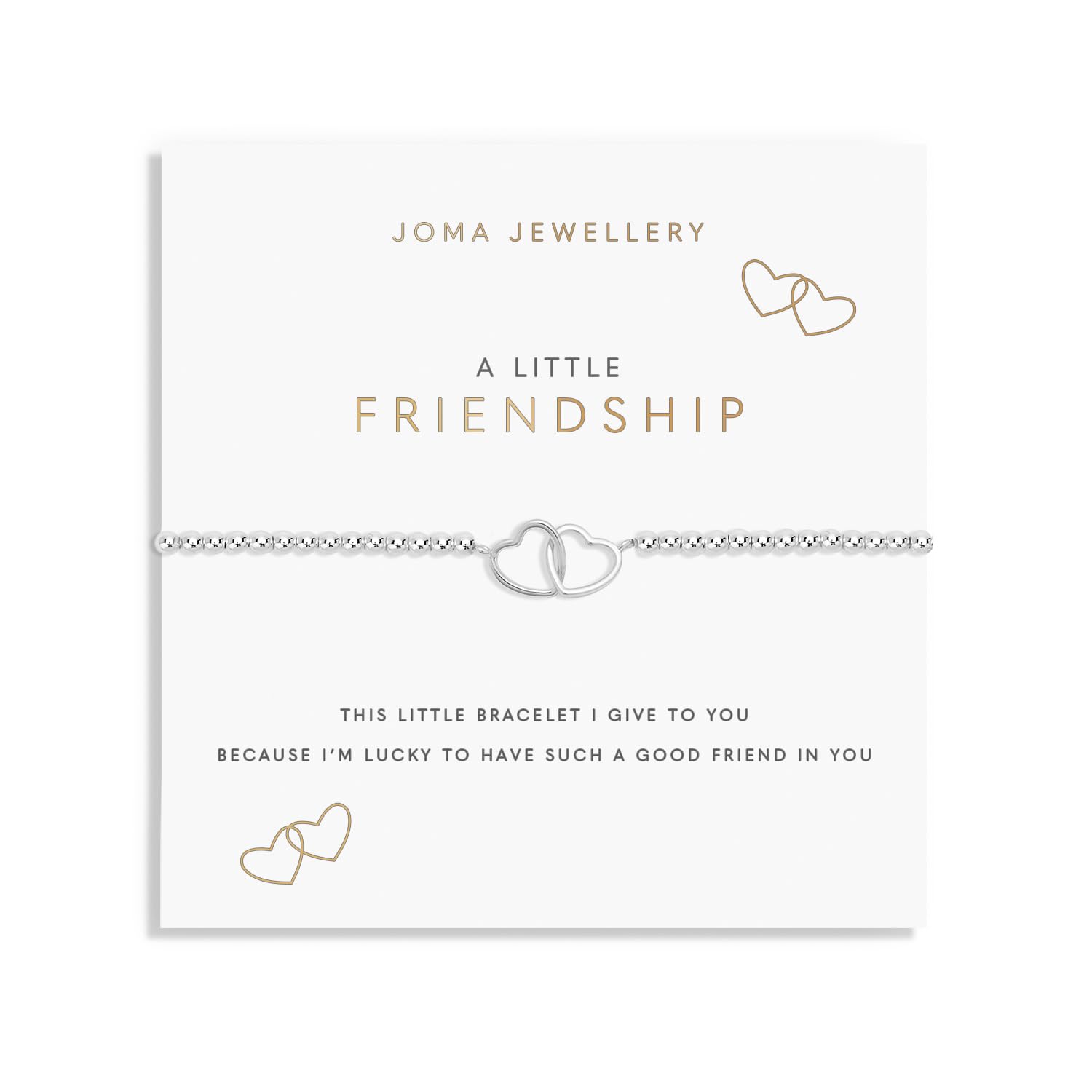 Joma Jewellery A Little Friendship Bracelet | A Little Means A Lot | A Thoughtful Gift To Share With A Special Friend โ image 1