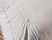 OJIA Faux Fur Throw Pillow Cover Cushion Case Super Soft Plush Accent Pillows Case Decorative New Luxury Series Style (18 x 18 Inch, Thick White)
