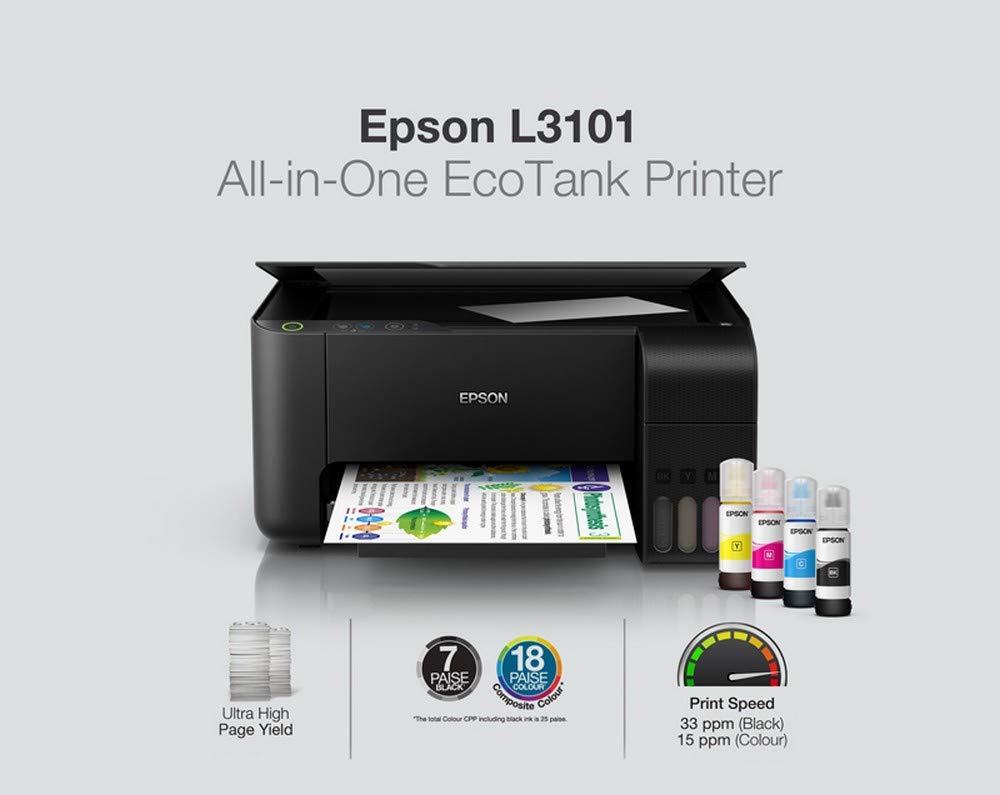 All-in-One Epson Eco Tank L3101 Ink Tank Printer