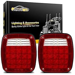 Partsam Pair 38 LED Universal Tail Brake Turn Stop