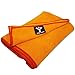Yoga Mate Soft, Sweat Absorbent, Non-Slip Bikram Yoga Mat Size Towel, Orange | Red Trim