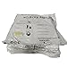 Tenozek (50pcs Chinese Sky Kongming Lanterns Fire Fly Candle Lamp for Wish Party Wedding (US Stock) (White)