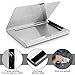 SENHAI Business Card Cases, 2 Pack Business Card Holders, Stainless Steel Storage Protective Holders Pocket Cases for ID Cards Credit Cards …