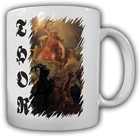 Thor Mjölnir Fight Against Giant Nordic Faith Mythology Donnergott Wettergott Odinsson - Coffee Cup Mug