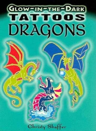 Glow-in-the-Dark Tattoos Dragons (Dover Tattoos) Paperback – August 8, 2008