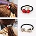 HY Fancy 7pc/10pc Stylish Stretch Hair Ties of Comfortable Elastic Cotton. These Cute Luxurious Hair Band Ponytail Holders are the Favorite Headband Scrunchie for Women and Girls (10 PCS:charming-02)