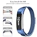 SWEES Metal Bands Compatible Fitbit Alta & Fitbit Alta HR, Milanese Loop Stainless Steel Metal Replacement Accessories Small Large for Women Men, Silver, Black, Rose Gold, Colorful, Champagne