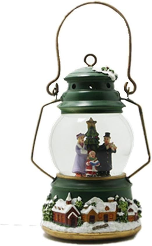 Amazon.com: Lightahead 80MM Christmas Snow Globe Water Lantern Lamp
