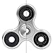 Fidget Spinner Toy Ultra Durable Stainless Steel Bearing High Speed 2-5 Min Spins Precision Metal Material Hand spinner EDC ADHD Focus Anxiety Stress Relief Boredom Killing Time Toys (Silevry)