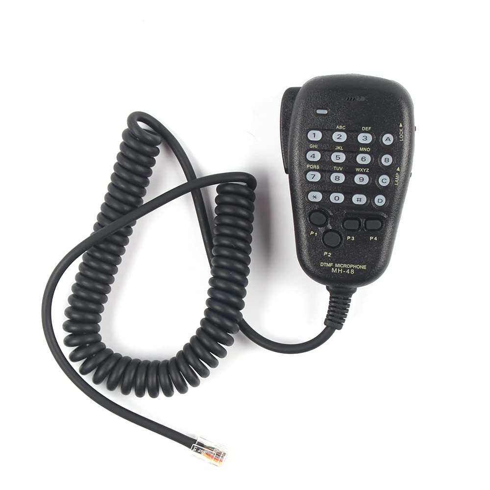 Fumei MH-48 DTMF Microphone Speaker MH-48A6J Keypad Mic Compatible with Yaesu FT-8800R FT-8900R FT-7900R FT-1807 FT-7800R FT-2900R FT-1900R