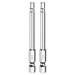 HARFINGTON 2pcs H4.0 Hex Head Screwdriver Bit 4.0mm