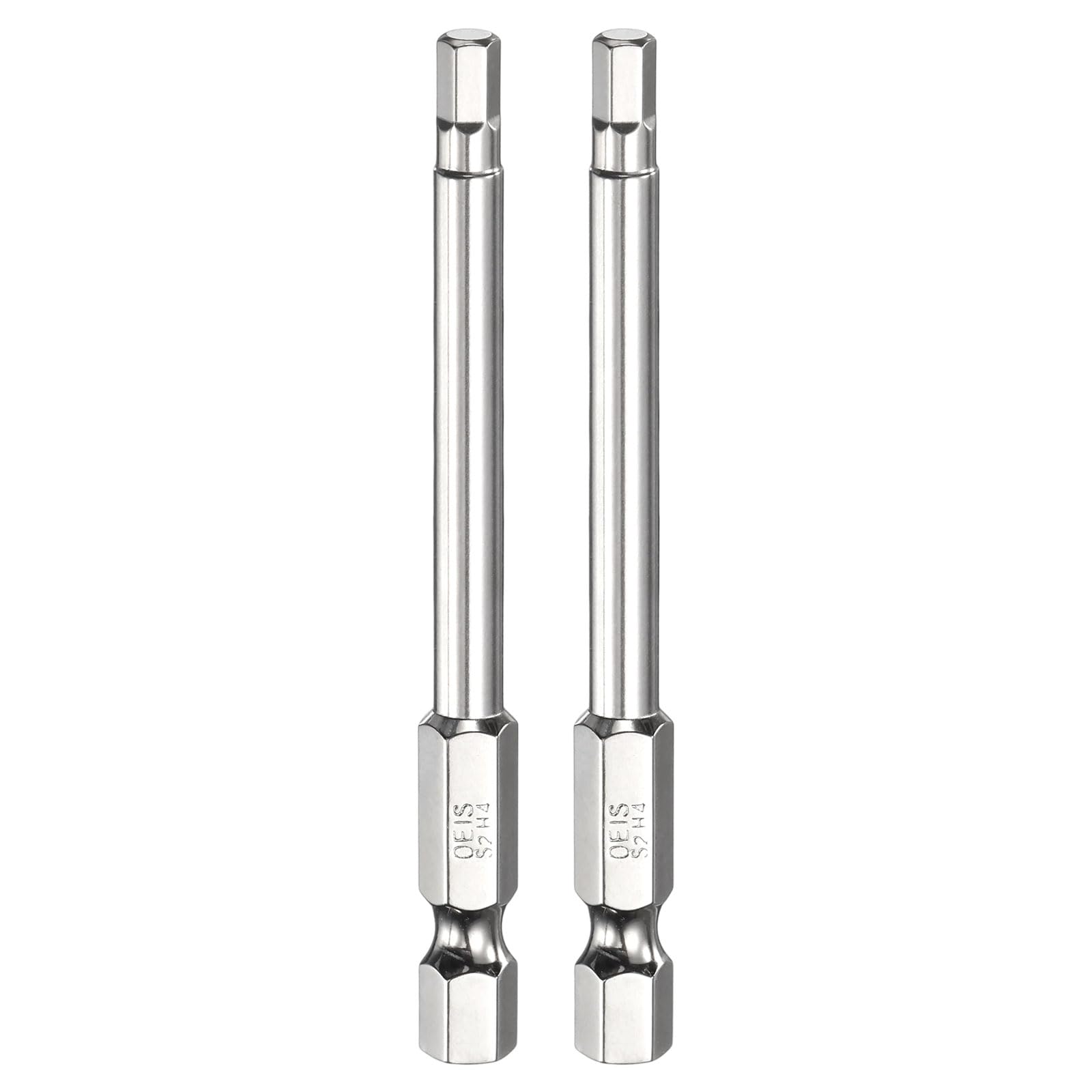 HARFINGTON 2pcs H4.0 Hex Head Screwdriver Bit 4.0mm