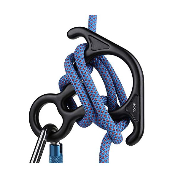 Outdoor Sports 50KN Rescue Figure 8 Descender Bentear Rappelling Gear