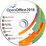 Open Office Suite 2018 CD for Home Student Professionals and Business, Compatible with Microsoft Office for Windows 10 8 7 powered by Apache OpenOfficeTM