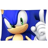Custom Sonic the Hedgehog Actor Pillowcase Standard Size Design Cotton Pillow Case