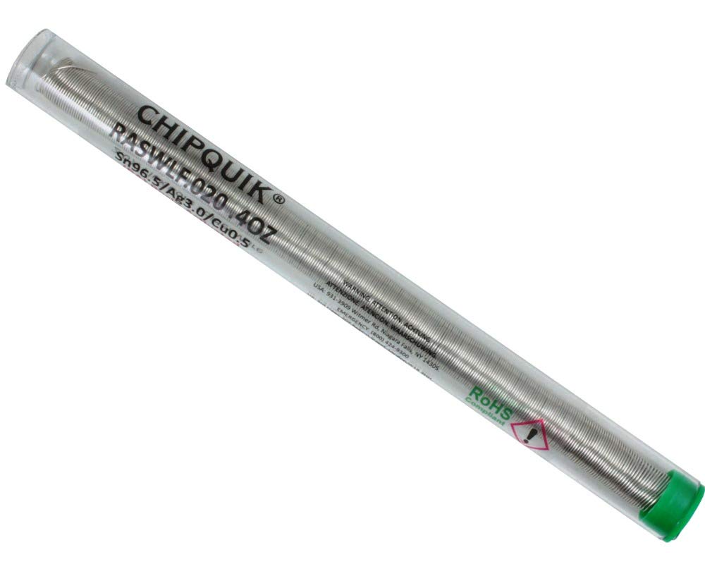 LF Solder Wire Pocket Pack 96.5/3/0.5 Tin/Silver/Copper RA .020 .4oz