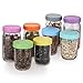 Aozita [16 Pack] Plastic WIDE Mouth Mason Jar Lids for Ball, Kerr and More - Food Grade Colored Plastic Storage Caps for Mason/Canning Jars - Anti-Scratch Resistant Surface