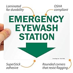 SmartSign (Pack of 4) 5 x7 inch “Emergency