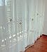 ZHH Handmade Embroidered Openwork Panels 59 by 70-inch Cord Crochet Curtain,Polyester White Sheer