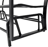 vidaXL Swing Bench - 2-Person Rocking Chair, Weather-Resistant Steel view 4