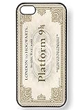Season.C Hogwarts Train Ticket Harry Potter Inspired Design Slim Hard Back Case Cover for iPhone 5 5S