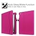 Fintie iPad 2/3/4 Case [Corner Protection] - [Multi-Angle Viewing] Folio Stand Smart Cover with Pocket, Auto Sleep / Wake for Apple iPad 2, iPad 3 & iPad 4th Gen Retina Display, Magenta