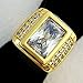 Wayne-Size 8-15 Jewelry Man's AAA Sapphire 18K Gold Filled Ring R199 (10)