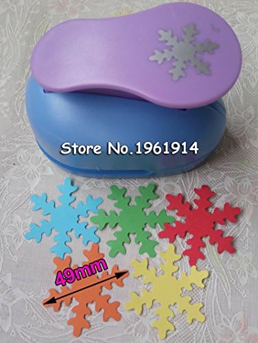 Lavenz Large Size 2" Snowflake Punch Craft Foam Puncher Kids DIY Tools Paper Cutter Scrapbooking Flower Hole Punches