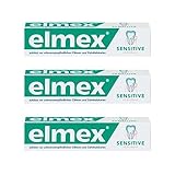 ELMEX Sensitive Toothpaste 3x75ml (3 Pack)
