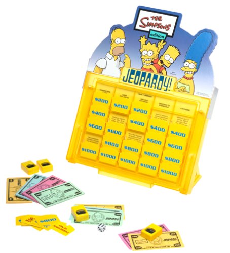 Jeopardy Game Simpsons Edition