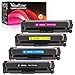Valuetoner Compatible Toner Cartridges for HP 410A CF410A CF411A CF412A CF413A for HP Color Laserjet Pro MFP M477fnw M477fdn M452dn M452nw M452dw, M477 M452 PrinPrinter, (Black/Cyan/ Magenta/Yellow)