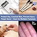JKcare 12 Pack Gel Finger Caps, Silicone Finger Protectors Sleeves - Covers to Protect Fingertips and Provide Pain Relief from Cracking, Hand Eczema (Cots)