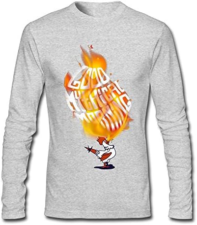 Good Mythical Morning Turkey Fire T Shirts Mens Long Sleeve Crew Neck Cotton Tees