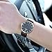 Navion Mens Unique Roman Numeral Fashion Design Quartz Analog Leather Strap Wholesales Watch 6 Pack Mix Color