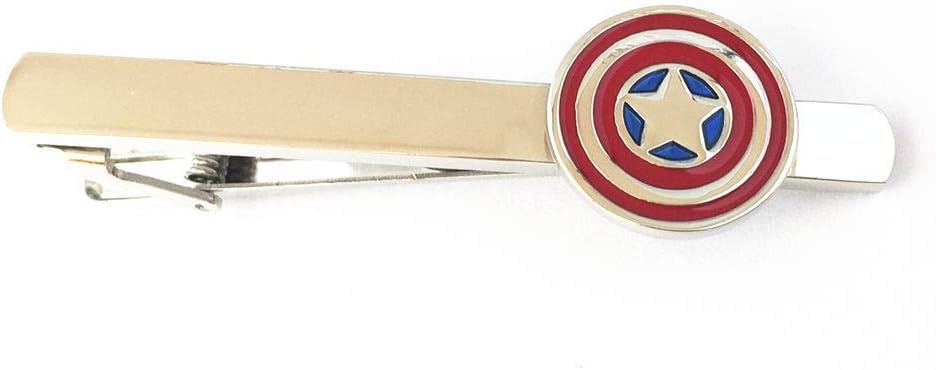 Fandom Bazaar Anime Cartoon Cosplay Jewelry Metal Superhero Tie Clips Gifts for Men
