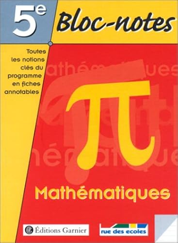 Download Bloc notes, 5e : Mathématiques PDF