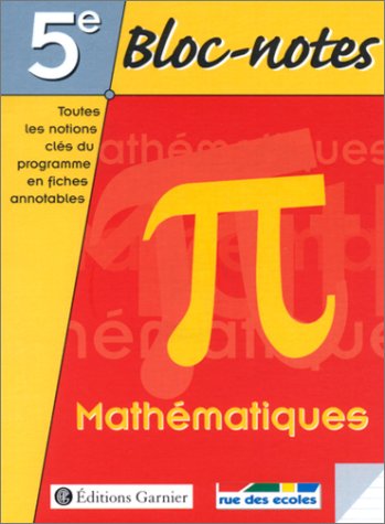 Mathématiques, 5e