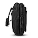 FLOVEME Tactical Molle Pouch Waist Bag Pack Utility Gadget Belt with Cell Phone Holster Holder for iPhone 5S 5C SE 6 6s 7 8 PLUS Samsung S4 S5 S6 S7 Edge Note 2 LG G3 G4 G5 HTC M7 M8, Black