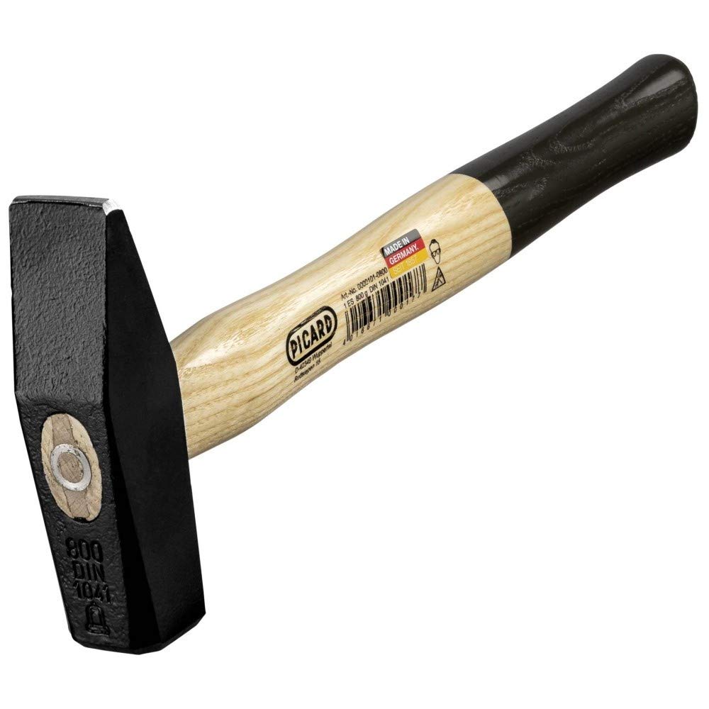 Picard 0000101-0800 800 g German Pattern Hand/Riveting Hammer - Brown/Black